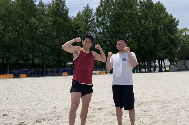 西川口パーソナルトレーニングジム砂浜トレーニング